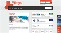 Desktop Screenshot of lesallergies.fr